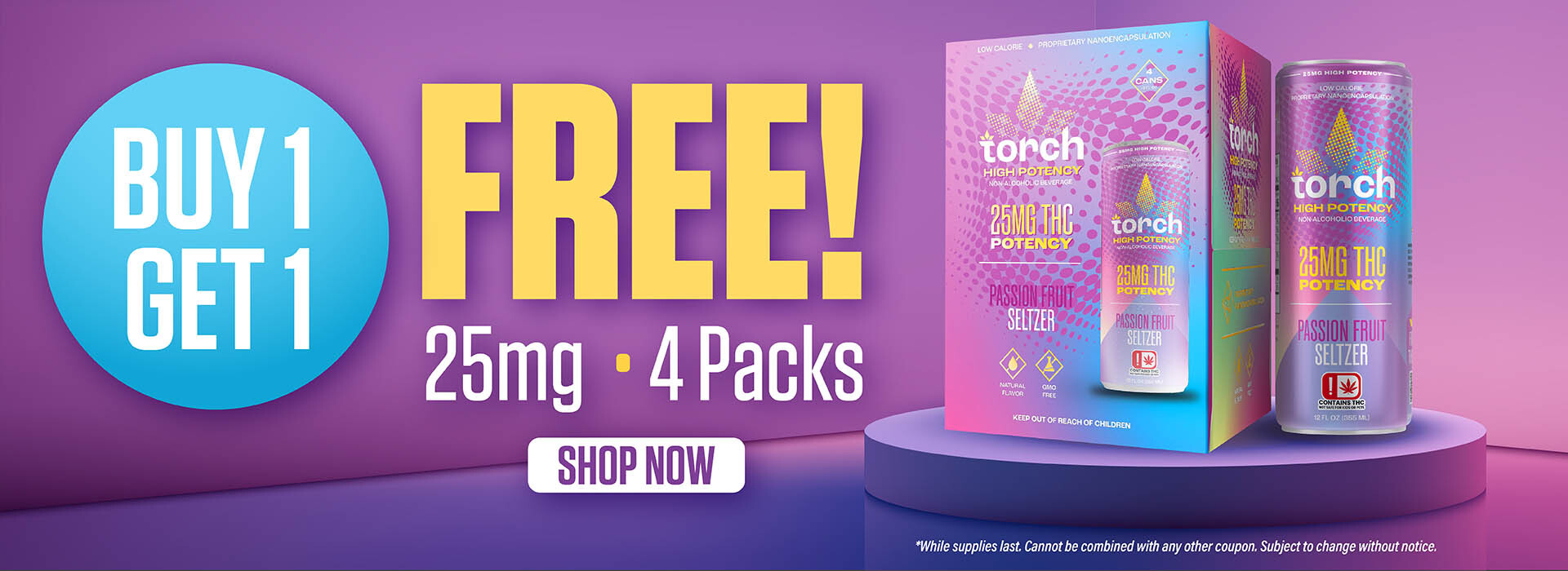 Buy one get one 25mg 4 packs