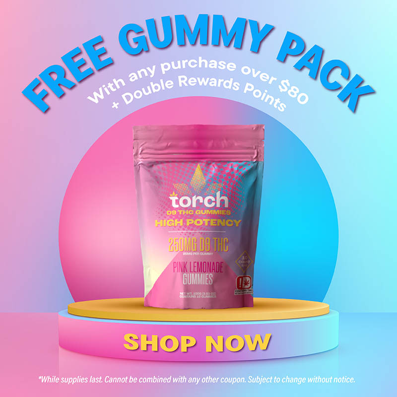 Spend 80 get free gummies