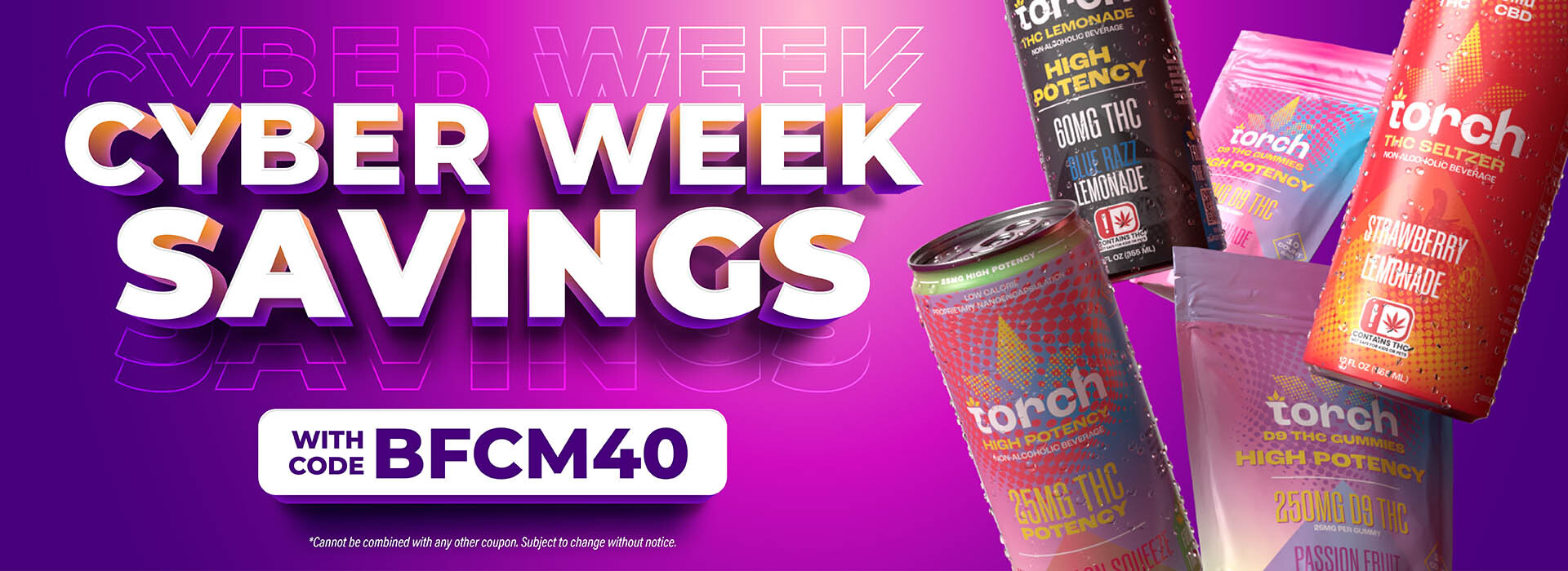 cyber week savings use code BFCM40